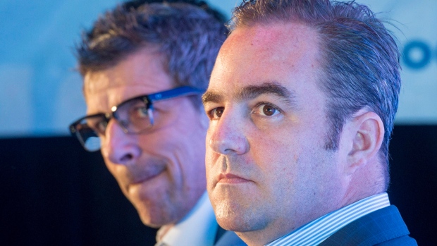 Marc Bergevin and Geoff Molson