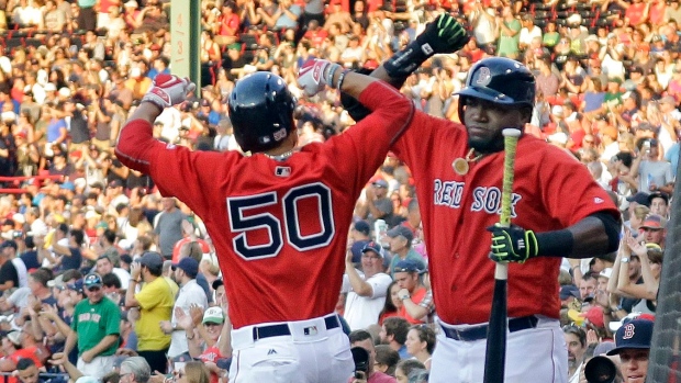 Mookie Betts David Ortiz