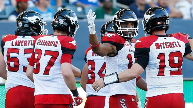 Bo Levi Mitchell and Marquay McDaniel, The Canadian Press Bo Levi Mitchell and Marquay McDaniel