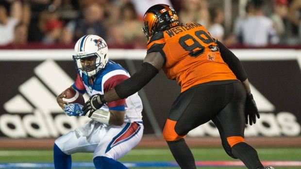 Jabar Westerman sacks Kevin Glenn, The Canadian Press Jabar Westerman sacks Kevin Glenn