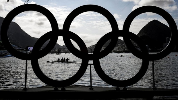 Olympic Rings, Jeff Pachoud/AFP-Getty Images Olympic Rings