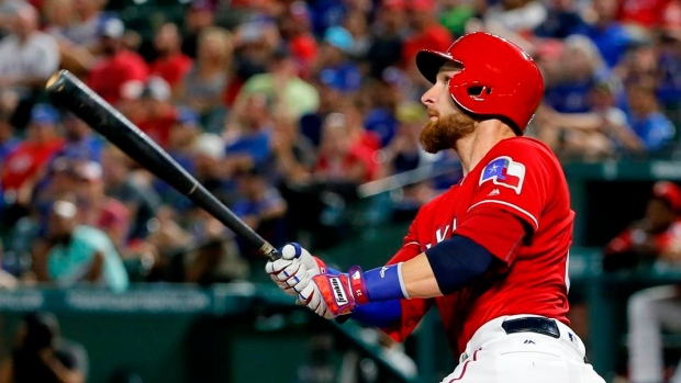 Lucroy homers twice, drives in 5 as Rangers beat Tigers 8-5 Article Image 0