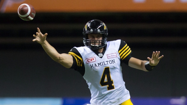 Zach Collaros, The Canadian Press Zach Collaros