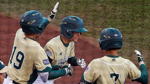 South Korea celebrates at LLWS, The Canadian Press South Korea celebrates at LLWS