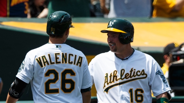 Danny Valencia and Billy Butler