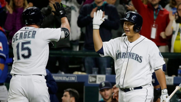 Kyle Seager and Dae-Ho Lee, The Canadian Press Kyle Seager and Dae-Ho Lee