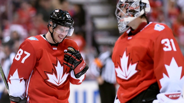 Sidney Crosby and Carey Price