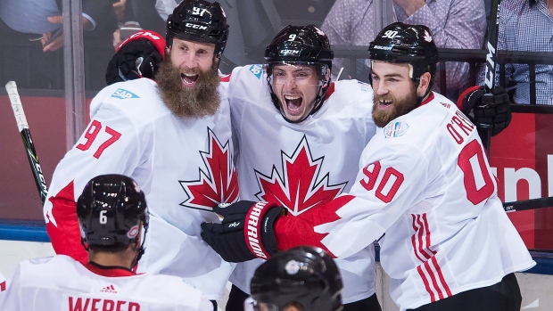 Joe Thornton Matt Duchene Ryan O'Reilly, The Canadian Press Joe Thornton Matt Duchene Ryan O'Reilly
