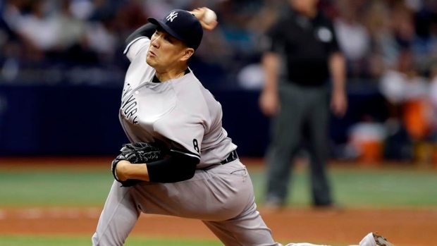Yankees' Tanaka has forearm strain, will miss his next start