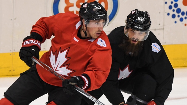 Brad Marchand and Brent Burns, Getty Images Brad Marchand and Brent Burns