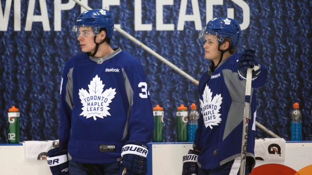 Matthews and Nylander, Andrew Francis Wallace/Toronto Star/Getty Images Matthews and Nylander