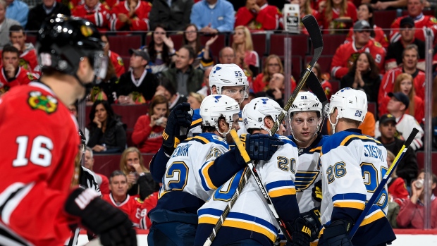 Vladimir Tarasenko  and St. Louis Blues Celebrate