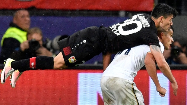 Leverkusen vs. Tottenham, The Canadian Press Leverkusen vs. Tottenham
