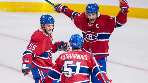 Montreal Canadiens celebrate