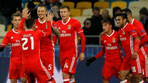 Benfica celebrates