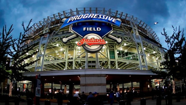 Progressive Field in Cleveland, The Canadian Press Progressive Field in Cleveland