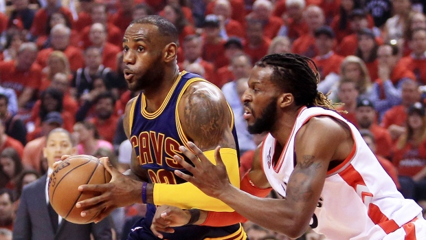 LeBron James and DeMarre Carroll