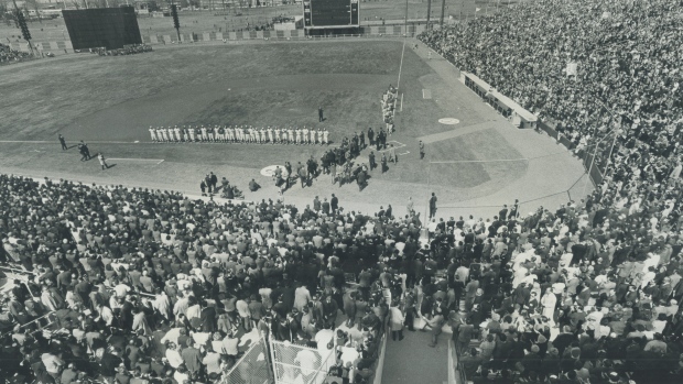 Jarry Park on April 14, 1969 for the Expos' first home game