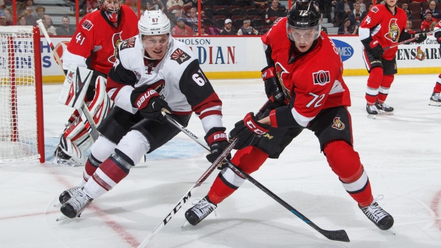 Lawson Crouse and Thomas Chabot, Andre Ringuette/NHLI via Getty Images Lawson Crouse and Thomas Chabot