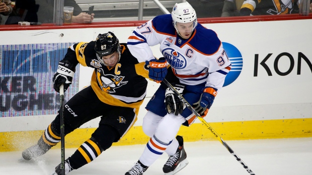 Crosby and McDavid, The Canadian Press Crosby and McDavid