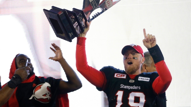 Bo Levi Mitchell, The Canadian Press Bo Levi Mitchell