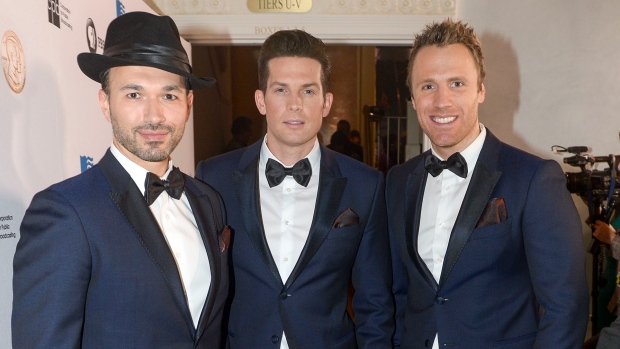 Victor Micallef, Clifton Murray, and Fraser Walters of the Tenors