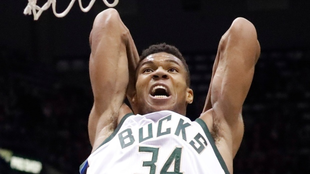 Giannis Antetokounmpo, The Canadian Press Giannis Antetokounmpo