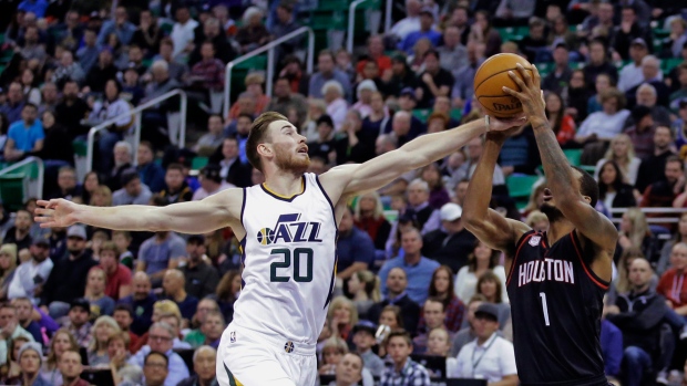 Gordon Hayward and Trevor Ariza, The Canadian Press Gordon Hayward and Trevor Ariza
