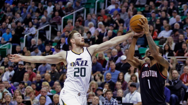 Gordon Hayward and Trevor Ariza