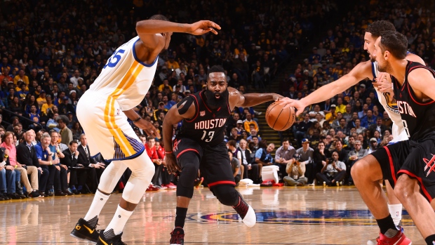 James Harden, Noah Graham/National Basketball Association/Getty Images James Harden