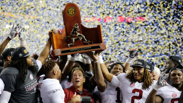 Alabama Celebrates SEC Title