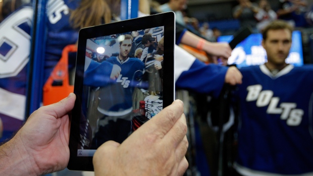 iPad use in the NHL, Getty Images iPad use in the NHL