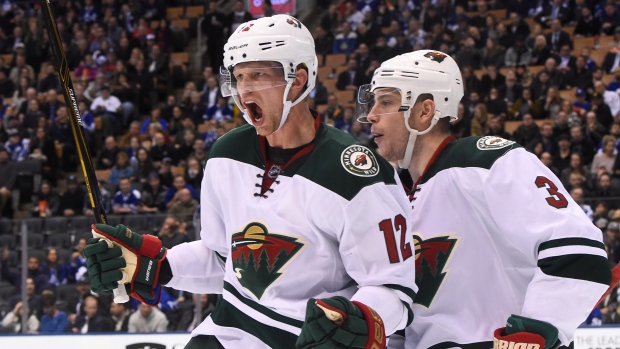 Eric Staal and Charlie Coyle