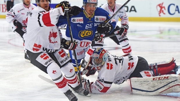 Marc Wieser, Shaone Morrisonn and Zach Fucale Marc Wieser, Shaone Morrisonn and Zach Fucale