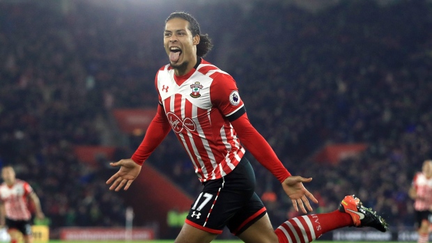 Virgil van Dijk, The Canadian Press Virgil van Dijk