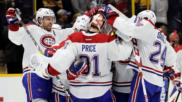 Montreal Canadiens Celebrate, The Canadian Press Montreal Canadiens Celebrate