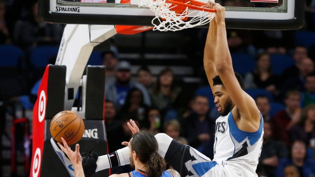 Karl-Anthony Towns, The Canadian Press Karl-Anthony Towns