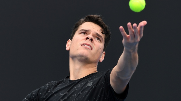 Milos Raonic, WILLIAM WEST/AFP/Getty Images Milos Raonic