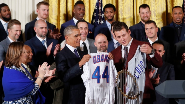 Cubs visit the White House
