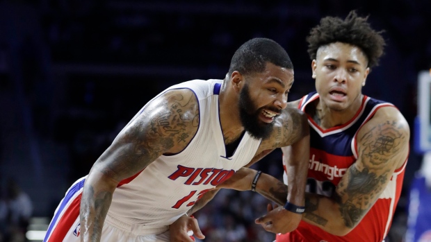 Marcus Morris and Kelly Oubre Jr. 