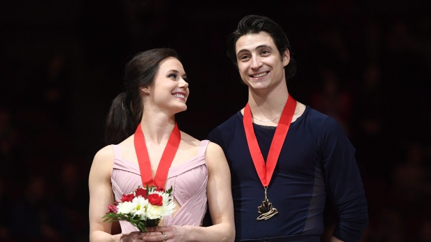 Tessa Virtue and Scott Moir