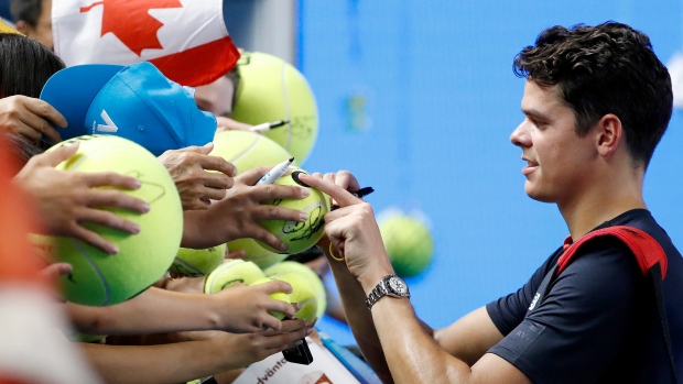 Milos Raonic, The Canadian Press Milos Raonic