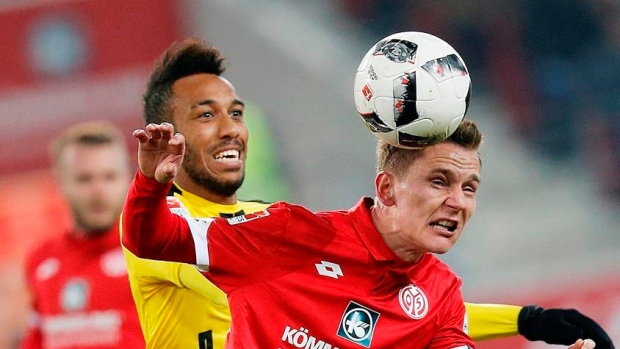 Niko Bungert and Pierre-Emerick Aubameyang, The Canadian Press Niko Bungert and Pierre-Emerick Aubameyang