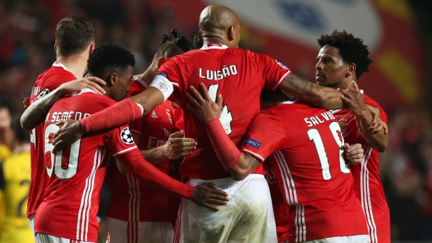 Benfica Celebrates, The Canadian Press Benfica Celebrates