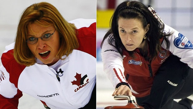 Shannon Kleibrink and Heather Nedohin, Getty Images/Canadian Press Shannon Kleibrink and Heather Nedohin