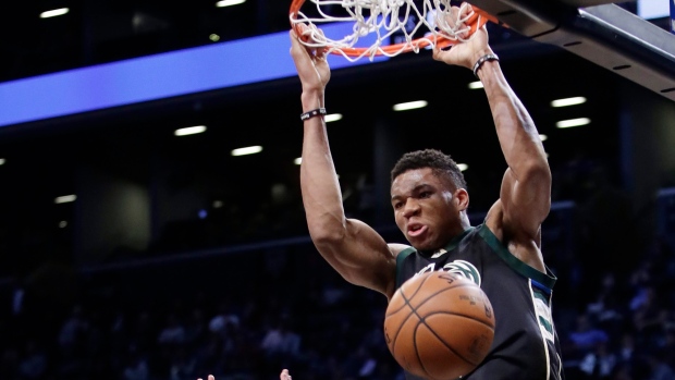 Giannis Antetokounmpo, The Canadian Press Giannis Antetokounmpo