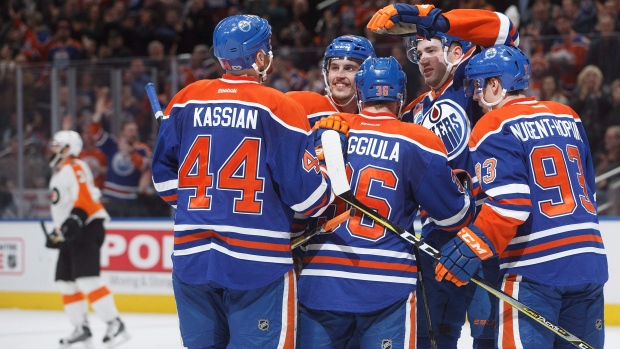 Oilers celebrate