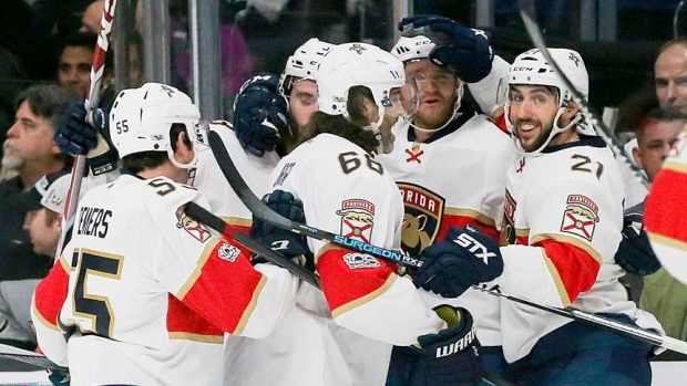 Florida Panthers Celebrate, The Canadian Press Florida Panthers Celebrate