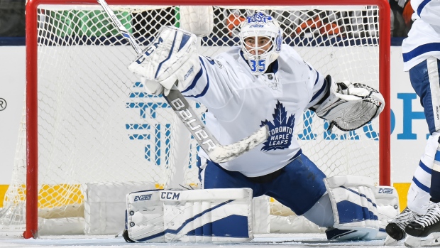 Curtis McElhinney, Jamie Sabau/National Hockey League/Getty Images Curtis McElhinney