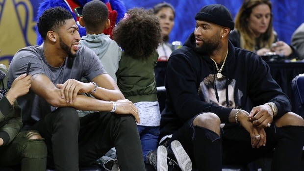 Anthony Davis and DeMarcus Cousins